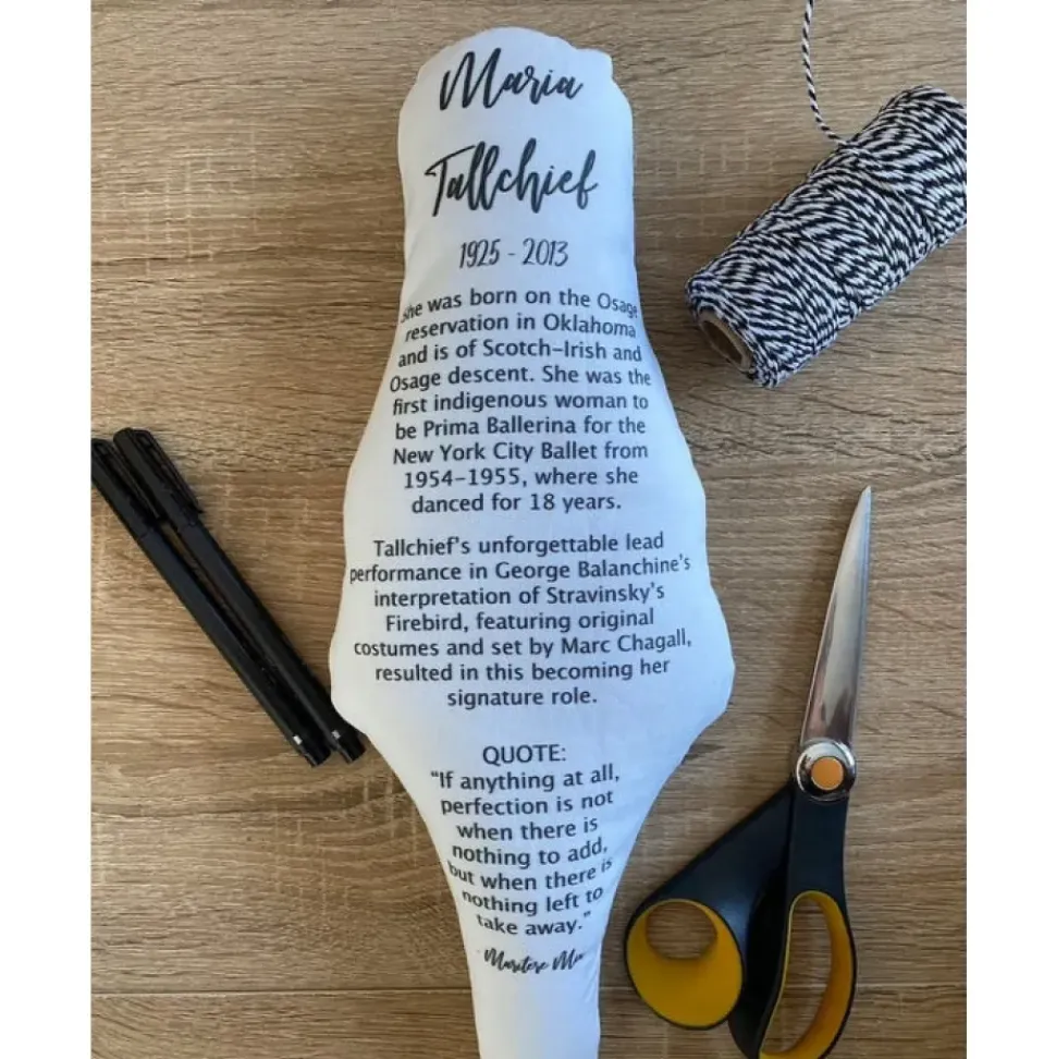 Maria Tallchief DIY Doll Fabric