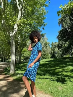 Marina Short Dress - Blue