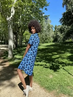 Marina Short Dress - Blue