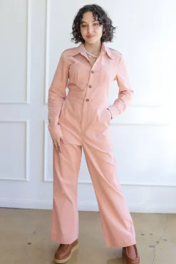 Marr’s L/S Jumpsuit - Blush