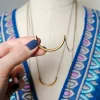 Medium Crescent Necklace