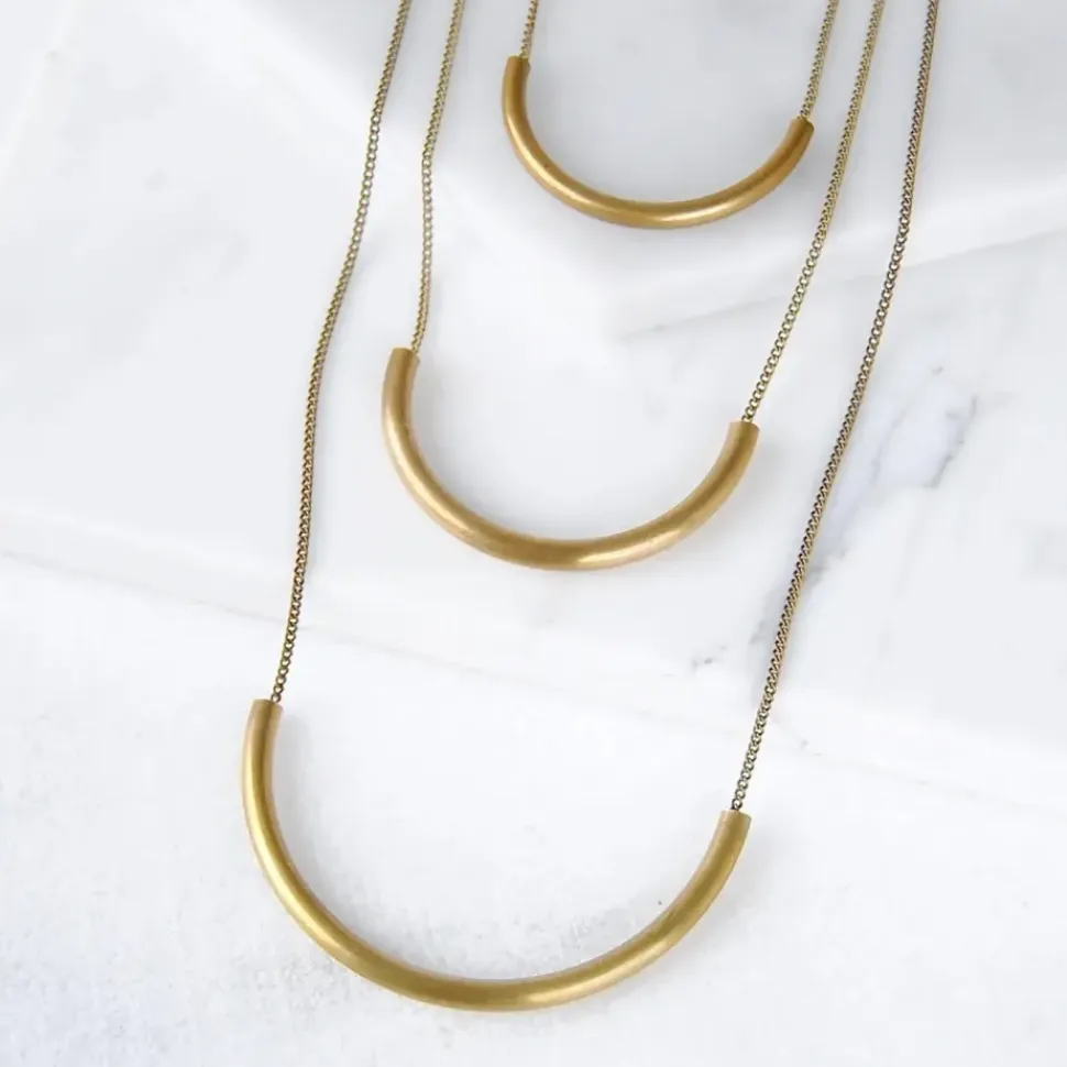 Medium Crescent Necklace
