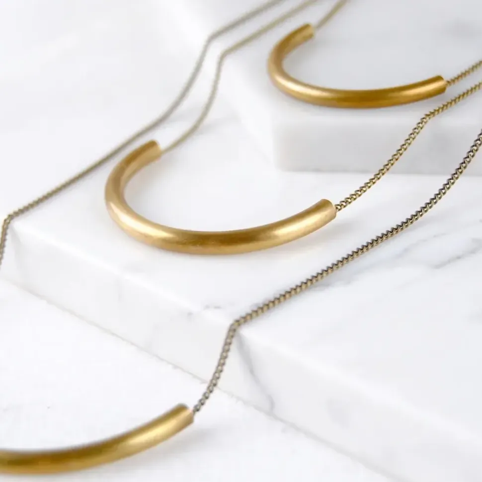 Medium Crescent Necklace