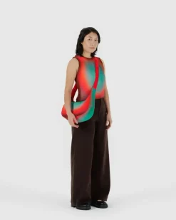 Medium Nylon Baggu Crescent Bag - Rain