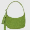 Medium Nylon Baggu Crescent Bag - Green Juice