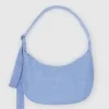 Medium Nylon Baggu Crescent Bag - French Blue