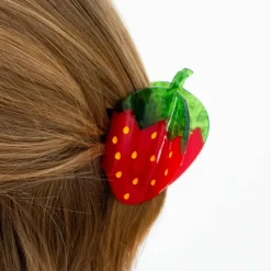 Midi Red Strawberry Hair Claw Clip