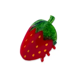 Midi Red Strawberry Hair Claw Clip