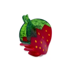 Midi Red Strawberry Hair Claw Clip
