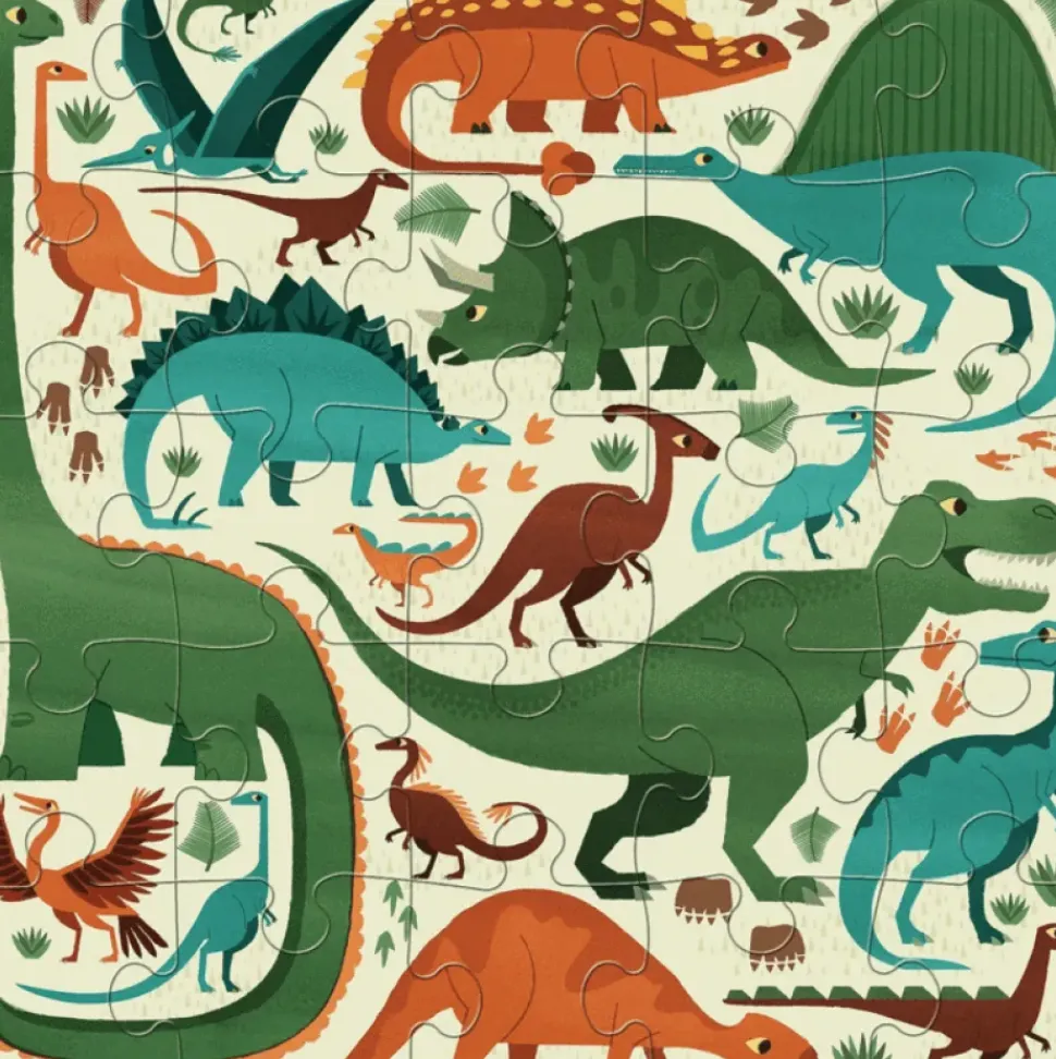 Mighty Dinosaurs Jumbo Puzzle