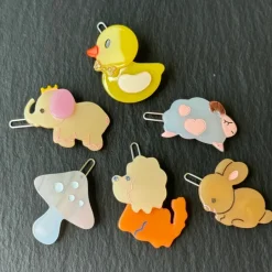 Mini Animal Hair Clips (several styles)