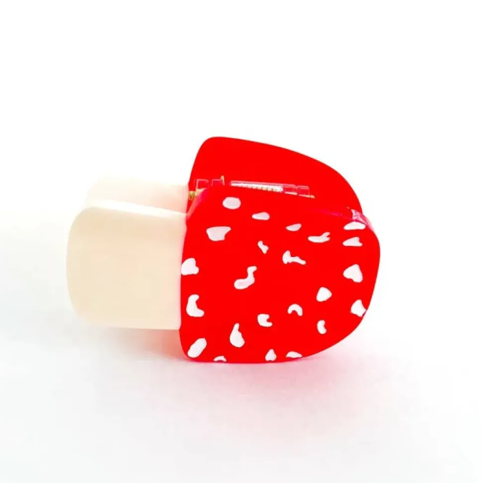 Mini Mushroom Hair Claw