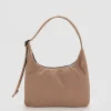 Mini Nylon Shoulder Bag - Cocoa