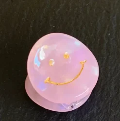 Mini Smiley Face Hair Claw - Several Colors