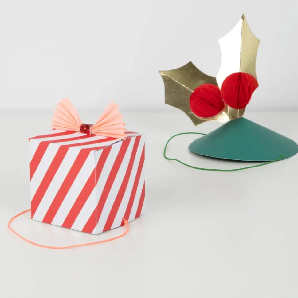 Mixed Christmas Party Hats (x 6)