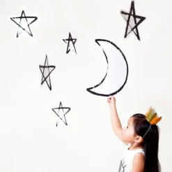 Moon/Star Hanging Decor