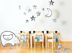Moon/Star Hanging Decor