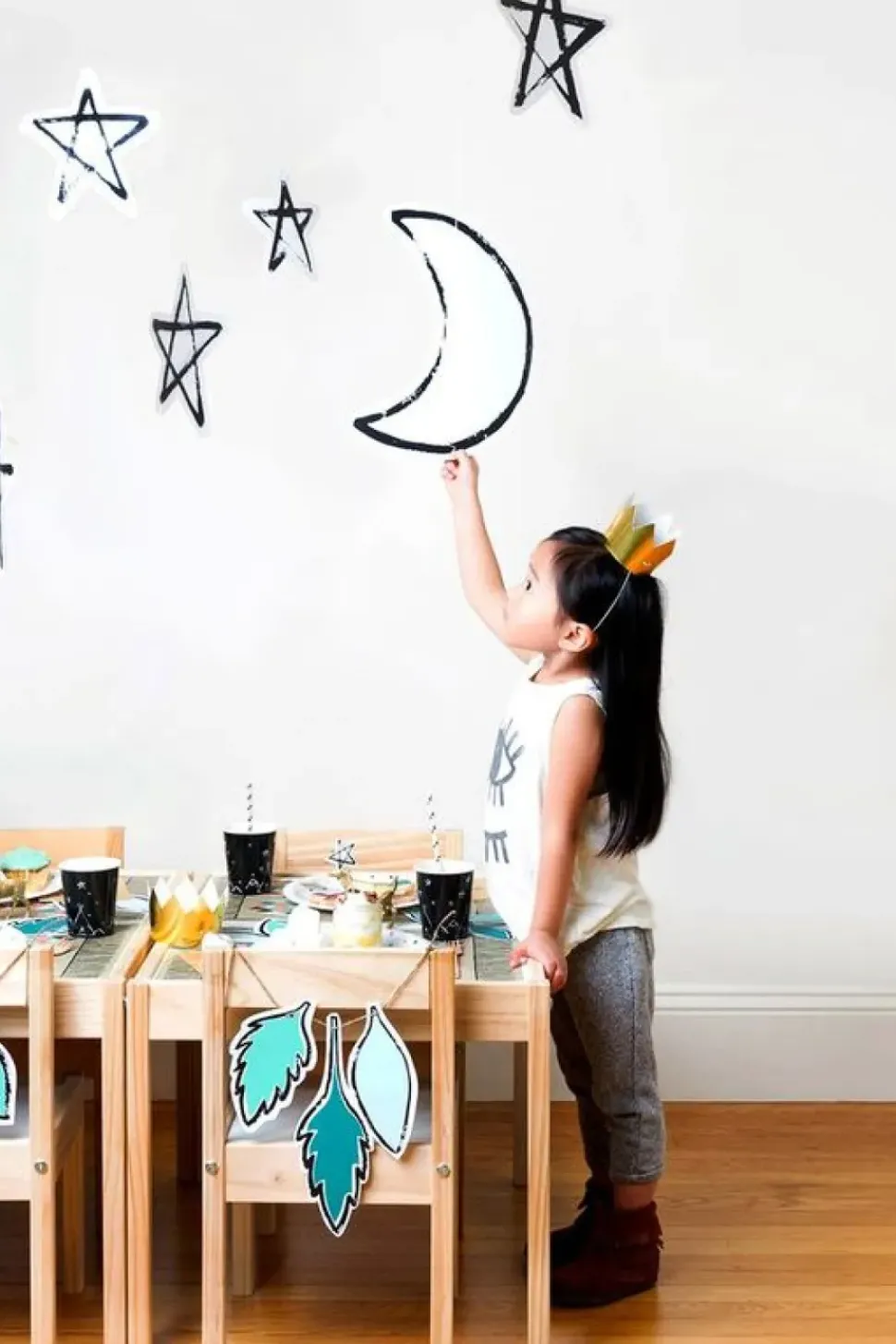 Moon/Star Hanging Decor