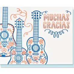 Muchas Gracias Guitars Thank You Card