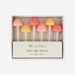 Mushroom Birthday Candles