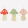 Mushroom Candles - set of three