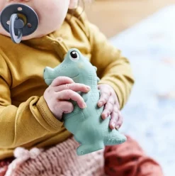 100% Natural Rubber Toy Charlie the Crocodile