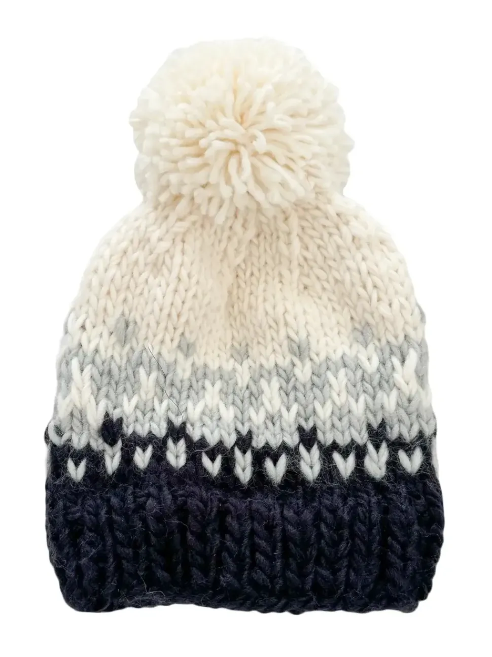 Nell Stripe Hat - Bowie Grey