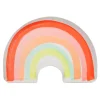 Neon Rainbow Plates