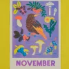 November Forage Print