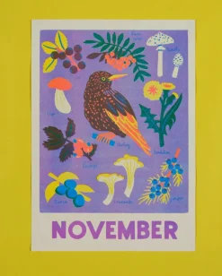 November Forage Print