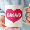 Oakland Heart Ceramic Mug