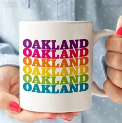 Oakland Rainbow Ceramic Mug
