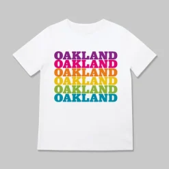 Oakland Rainbow Kids Tee (two colors)