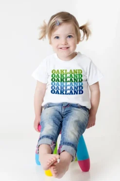 Oakland Rainbow Kids Tee (two colors)