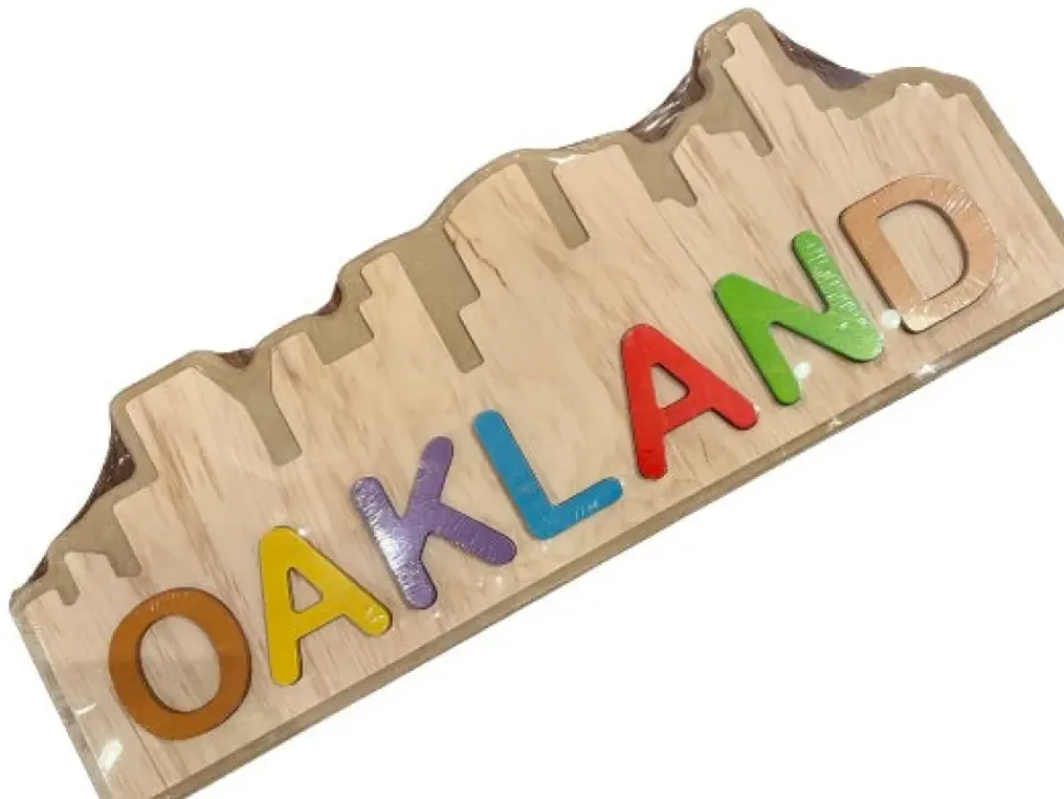 OAKLAND Wooden Skyline Puzzle