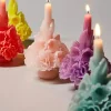 Oaxaca Marigold Day of the Dead Candle - Several Colors