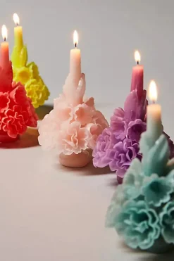 Oaxaca Marigold Day of the Dead Candle - Several Colors