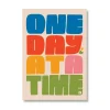One Day At A Time Large Sticker