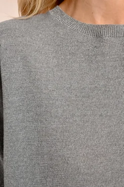 Open-Back Sweater - Grey