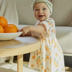 Oranges Print Dress Set