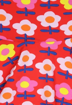 Organic Pink Flower Print Skater Dress