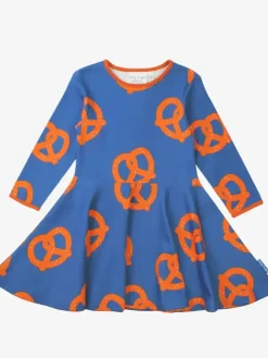 Organic Pretzel Print Skater Dress