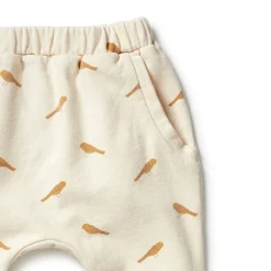 Organic Terry Slouch Kids Pant - Tweet Tweet