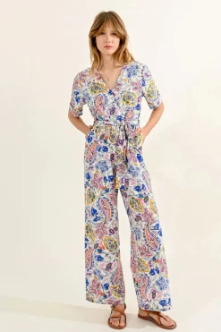Paisley Print Jumpsuit