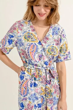 Paisley Print Jumpsuit