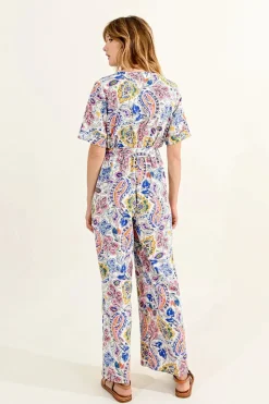Paisley Print Jumpsuit