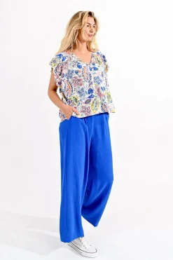 Paisley Print Top