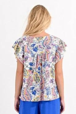 Paisley Print Top