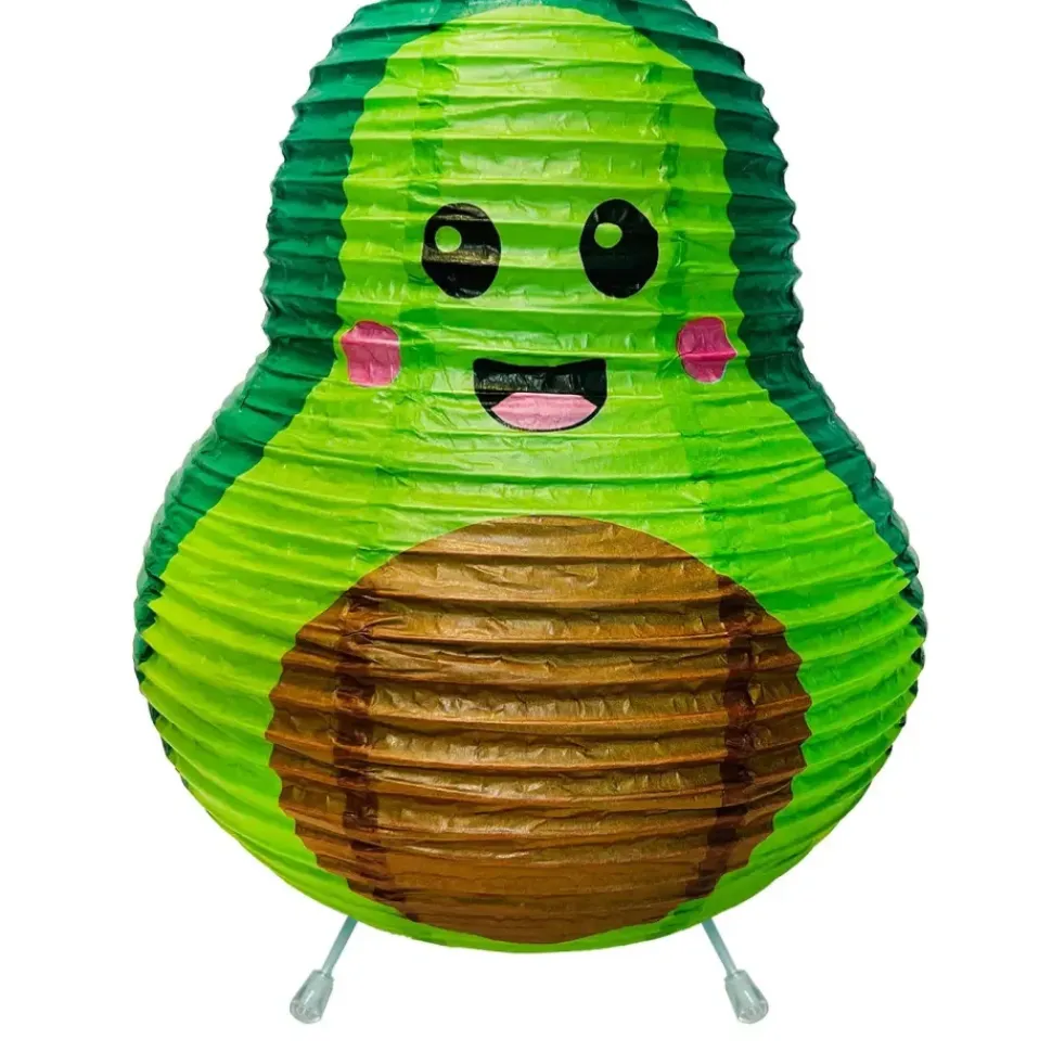 Paper Led Lantern - Avocado