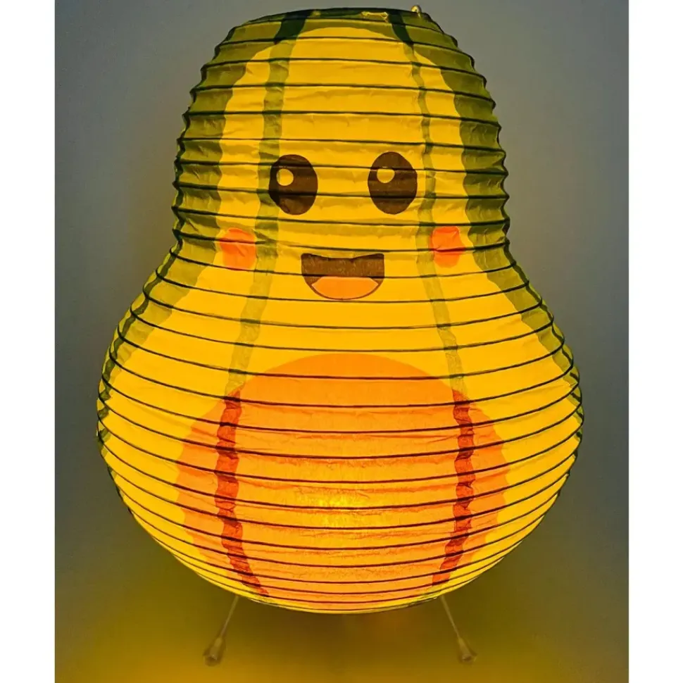 Paper Led Lantern - Avocado